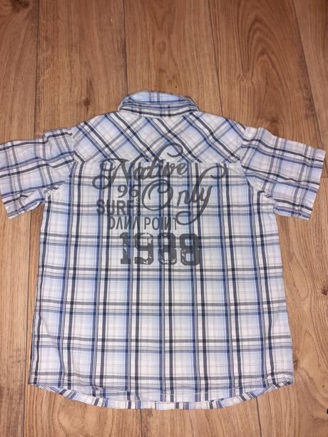 Bavlnené košele s krátkym rukávom, benetton,116
