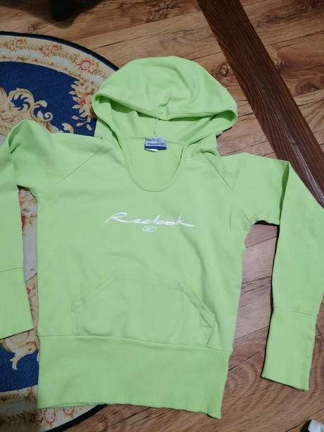 Bavlnená mikina, reebok,l