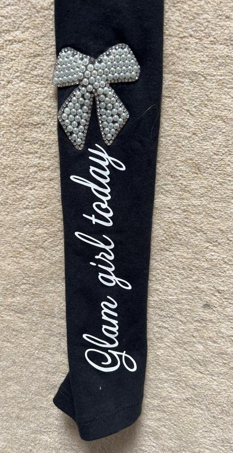 Leginy s dizajnovou mašľou, terranova,128