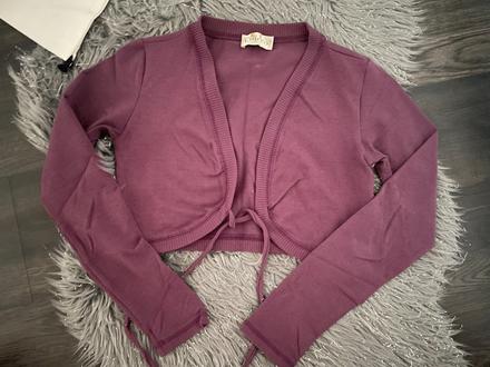 Bledofialové bolero/nátelník, s