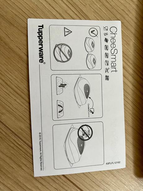 Tupperware cheesmart, 