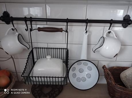 2ks vidiecke - provance dzbaniky s pätinou keramic, 