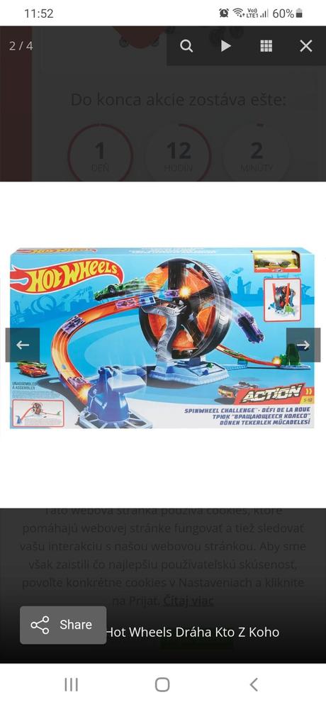 Dráha hot wheals kto z koho, 