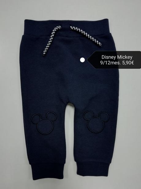 Modré tepláky mickey, disney,80