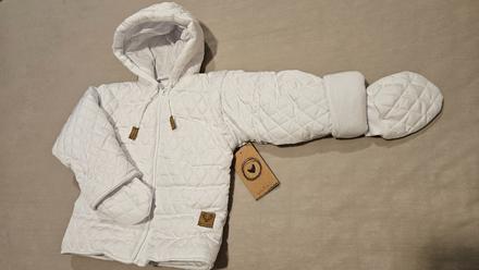 Prechodná bunda + rukavičky, 86