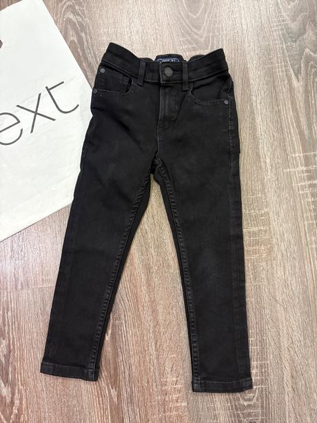 Next riflove cierne nohavice č.110, next,110