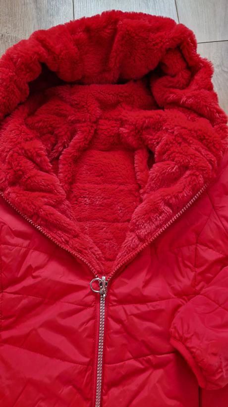 Zimná obojstranná bunda veľ. 128cm., 128