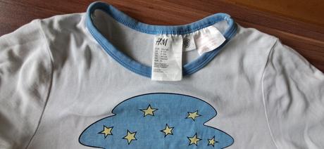 Letné pyžamo 134/140, h&m,134