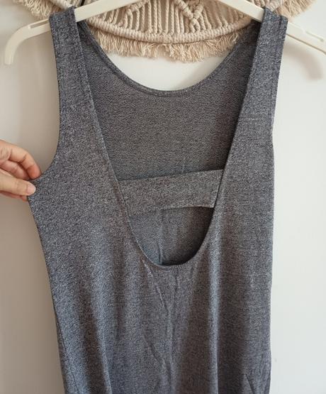 Sivé obtiahnuté šaty h&m, h&m,s