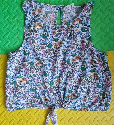 Crop blúzka oblečená raz, next,152