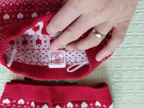 Zimny/vianocny set pre novorodenca, c&a,56