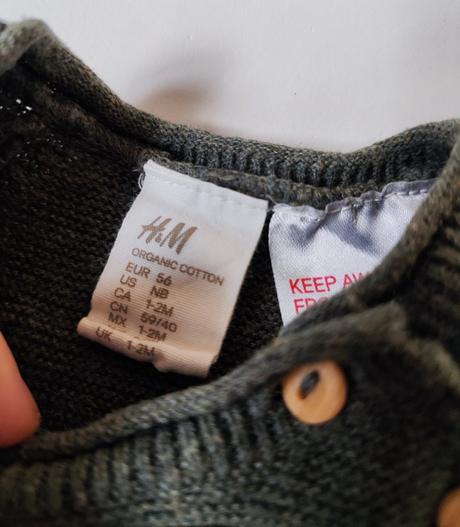 Svetríkový overal h&m, h&m,56