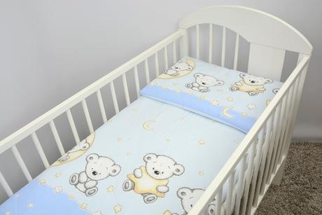 Ankras 2-dielne obliečky do postieľky, leon modré, šírka (cm): 90,dĺžka (cm): 120