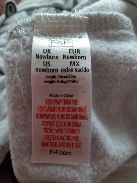 Súprava tepláčky + tričko f&f, f&f,50