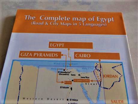 Podrobná mapa pamiatok egypt, 