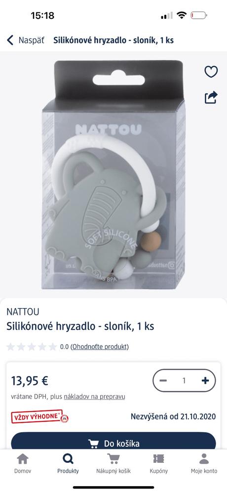 Silikónové hryzadlá, 