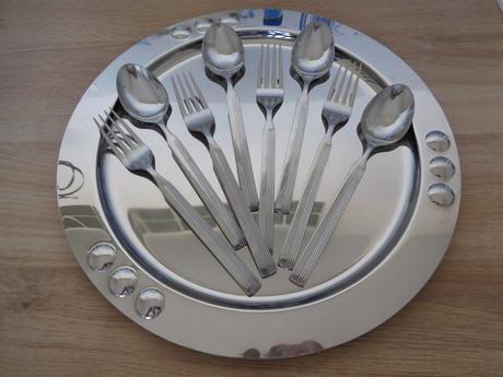 Príbor na doloženie sady, retro sady, 