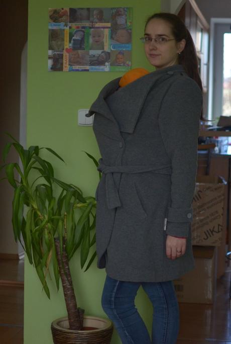 Vlnený kabát na nosenie angel wings veľ. xs, angel wings