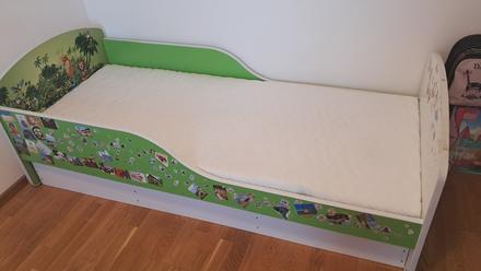 Detská postel 180x78 cm, šírka (cm): 75,dĺžka (cm): 180