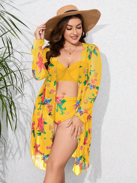 Plavky +kimono, 4xl / xl / xxl / xxxl