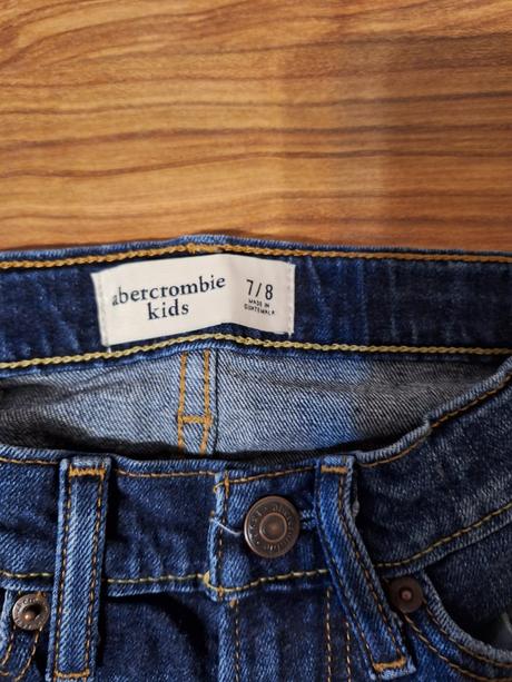 Riflové kraťasy, abercrombie&fitch,128