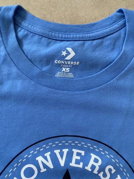Modré tricko, converse,xs