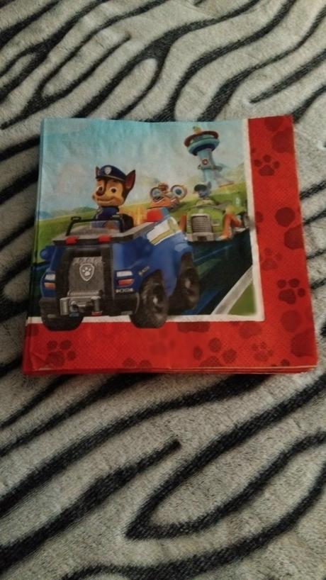 Servítky paw patrol 20ks, 