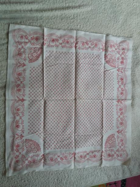 Retro obrus vianoce, 