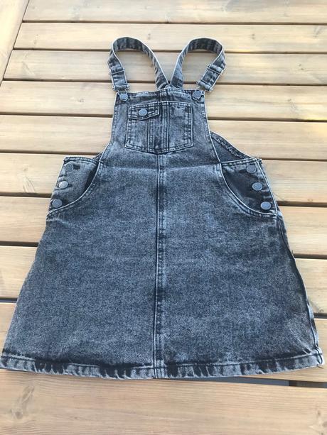 Riflová sukňa na traky, pepco,146