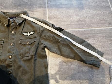 Military khaki košeľa v5-6r.,v.104, 104