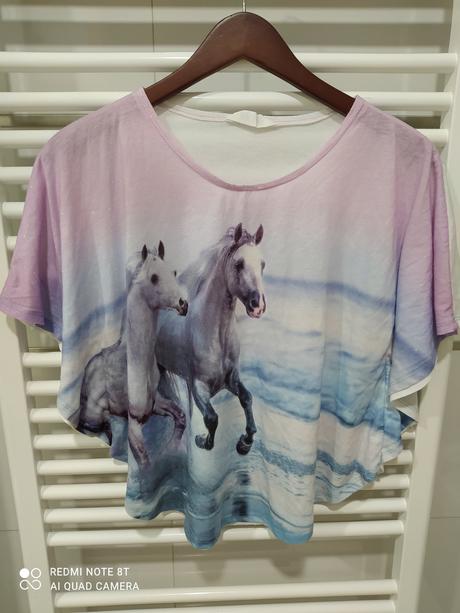 Koníkové tricko, h&m,170