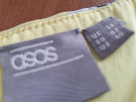 Žlté spoločenské korzetové šaty asos veľ.40, 40