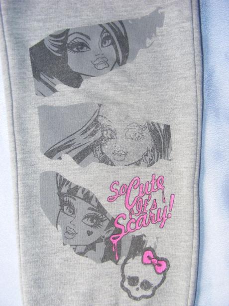 Tepláky monster high - 122/128, setino,122