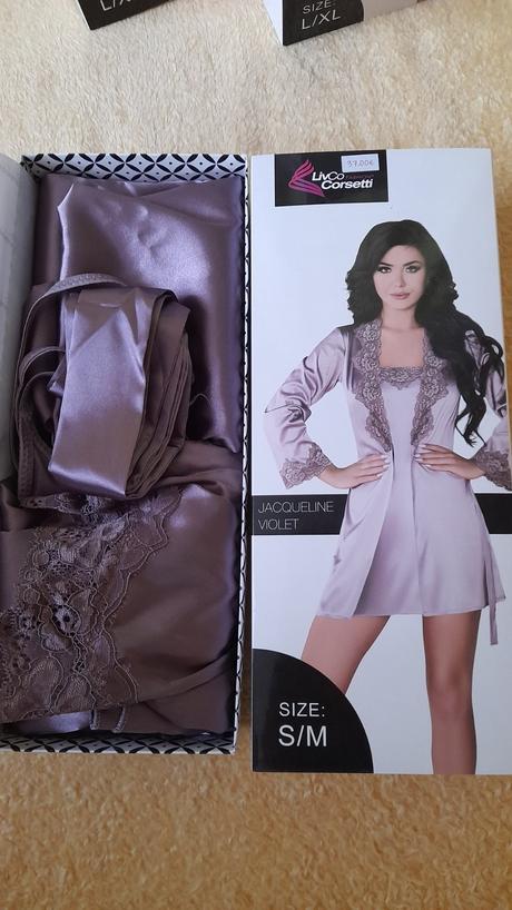 Dámsky saténový komplet, l / m / s / xl / xxl