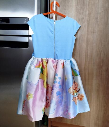 Nádherné šaty h&m s motívom care bears - nové, h&m,134 / 140
