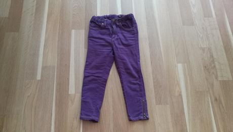 Úzke fialové slim rifle, h&m,98