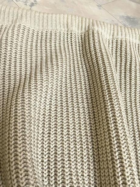 Hrubá dlhá pletená sukňa xl/xxl, xl