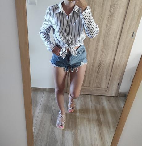 Pásikavá košeľa, s