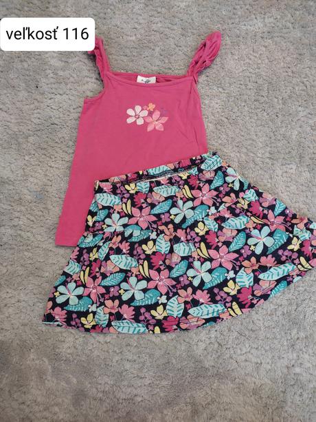 Set sukňa s tielkom, 5-6r, ovs,116