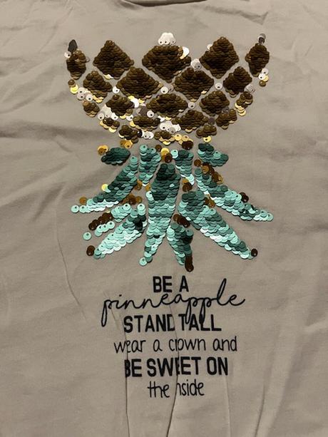 Tričko s flitrami - veľ. 164, 164