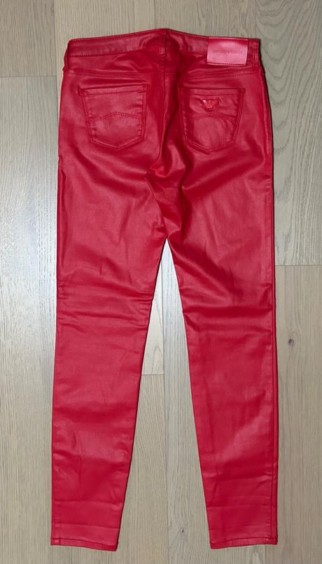 Emporio armani w28 červené nohavice, armani,28