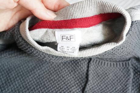 Sedy pulovrik, dlhy rukav, velkost 92, f&f,92