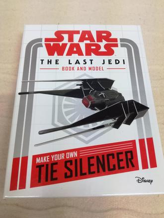 Star wars tie silencer book + model nsu19, 