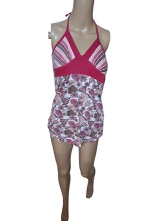 Dámske bavlnené tričko na zaväzovanie, s