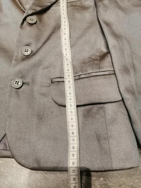 Luxus šedofialové sako standar v116, matný lesk, 116