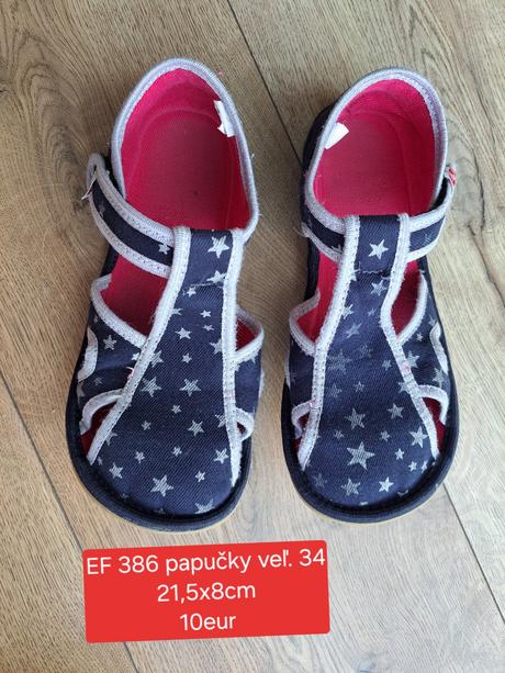 Ef 386 papučky veľ. 34, 34
