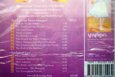 Anglické cd the love for three oranges, 