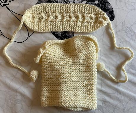 Mäkký nákrčník + čelenka handmade uni v.,