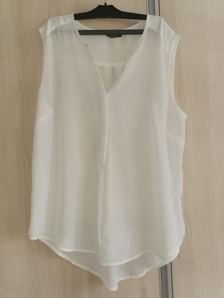 Biela predĺžená tunika /blúzka, jane,46