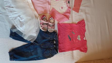 Balík oblečenia dievča 74-80, 68–80